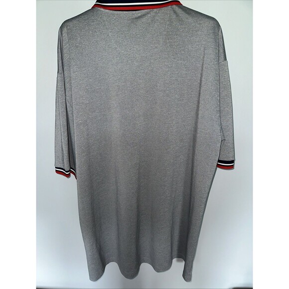 PGA Tour Motion Flux 360 Polo Shirt Mens 2XLT Gray Performance Golf Activewear - Picture 3 of 3